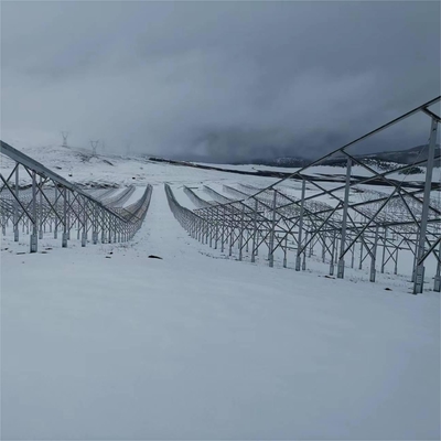 GQ-F Fixed Mounting System Fishery PV Bracket Hot Dip Galvanizing And Aluminum Magnesium Zinc Plating
