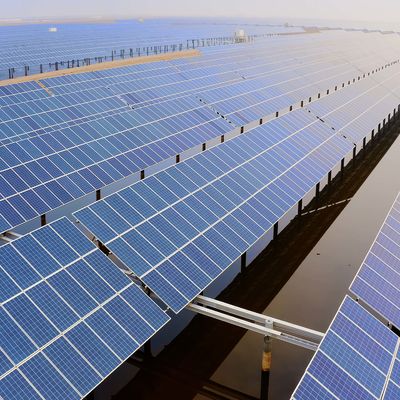 मछली पालन और बिजली उत्पादन के लिए GQ-F फिक्स्ड इंस्टॉलेशन सिस्टम हॉट डिप गैल्वेनाइज्ड